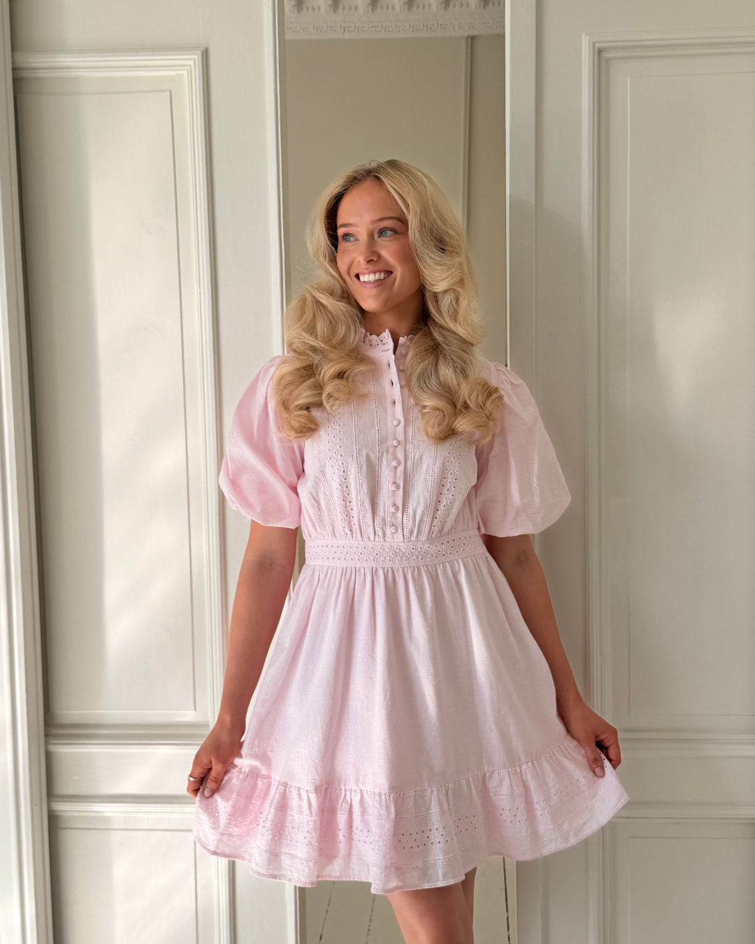 AWCLOVER Short Dress - Pink-A-Boo